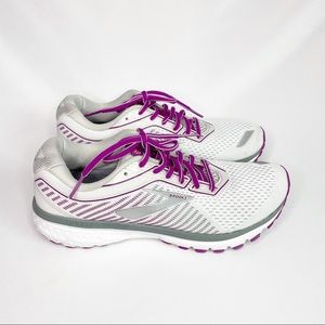 Brooks Ghost 12 Running Shoe White Size 9.5